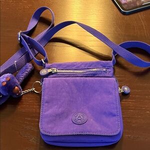 Kipling Vibrant Purple Crossbody Bag